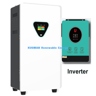 51.2V 300Ah Solar Hybrid LiFePO4 Battery System with 6000 Cycles for Off-Grid Home Energy Storage