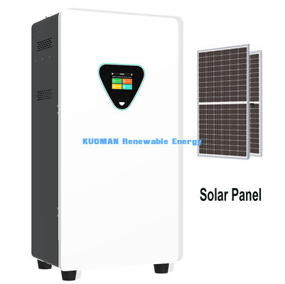 51.2V 300Ah Solar Hybrid LiFePO4 Battery System with 6000 Cycles for Off-Grid Home Energy Storage