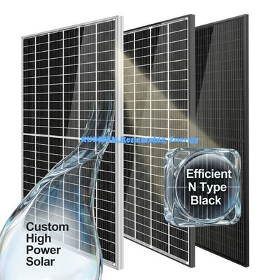 N Type Monocrystalline Solar Panel with IP65 Weather Resistance for Home and Commercial Use