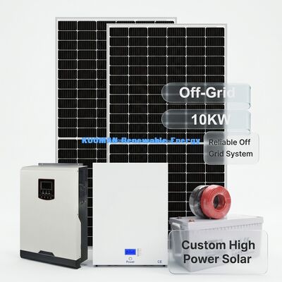 10Kw Monocrystalline Silicon Solar Panel System with IP65 Weather Resistance for Home Solar Battery Storage
