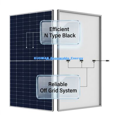 N Type Monocrystalline Solar Panel 410W-430W with IP68 Junction Box for Customized Power Systems