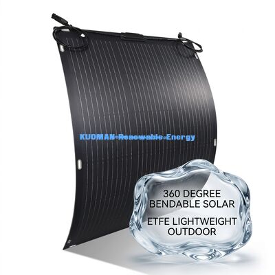 30W ETFE Flexible Solar Panel Thin Film for Outdoor Adventures and Mountain Climbing