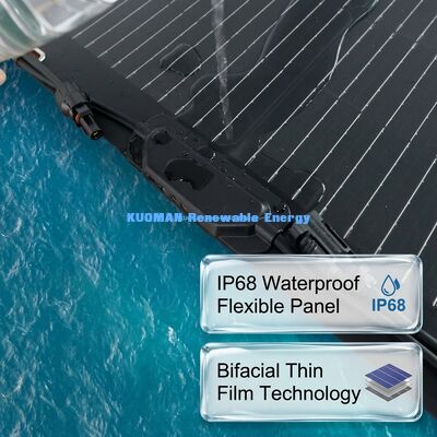100W ETFE Coated Bendable Flexible Solar Panel for Mountaineering and Overlanding