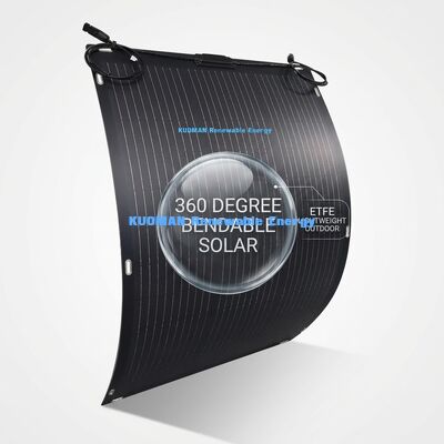 High Efficiency 360° Bendable IP68 Waterproof Flexible Solar Panel with 24.20% Efficiency
