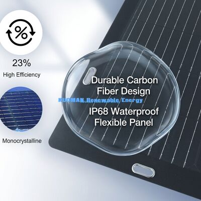 Lightweight 100W Flexible ETFE Solar Panel for RV Travel and Outdoor Adventures