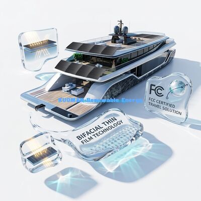 210W Ultra-Thin IP65-rated Flexible Solar Panel for RV Marine and Off Grid Use