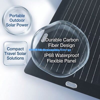 Lightweight 100W Flexible ETFE Solar Panel for RV Travel and Outdoor Adventures