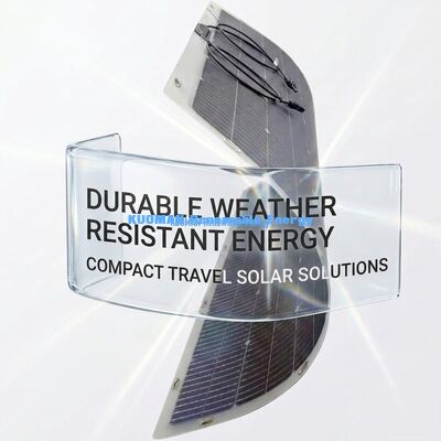 360 Degree Bendable Bifacial Flexible Solar Panel 200W IP68 Waterproof with Carbon Fiber