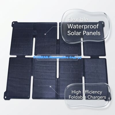100W Foldable Solar Charger with IBC Solar Technology for Phones and Laptops