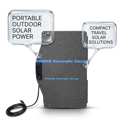 100W Foldable IP68 Waterproof Portable Solar Panel Flexible Solar Panel for Travel