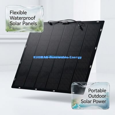 100W IP68 Waterproof 360° Bendable Flexible Solar Panel for Roof and Boats with FCC Certification