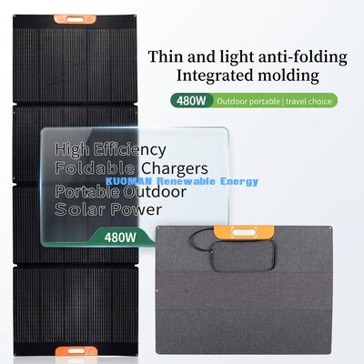 480W Portable Foldable Solar Panel with 22% Efficiency and Weather Resistant Design