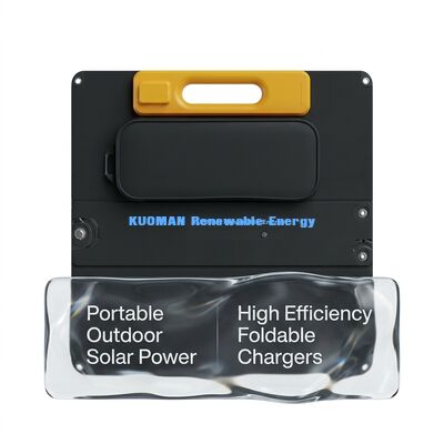 120W High Power Poly Silicon Portable Solar Panel with IP68 Waterproof Rating and Foldable Design
