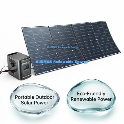 400W Portable Solar Panel Foldable IP68 Waterproof Solar Charger for Outdoor Camping