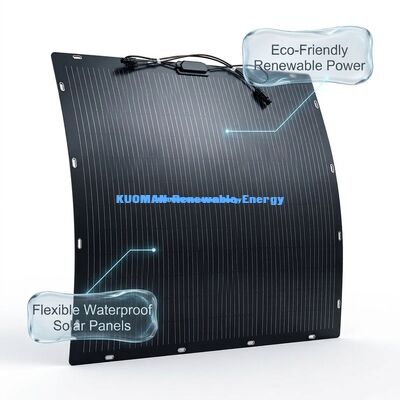 200W Bifacial Flexible Solar Panel - Polycrystalline Silicon Solar Panel for Renewable Clean Energy