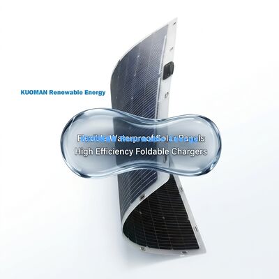 360 Degree Bendable Bifacial Flexible Solar Panel 200W IP68 Waterproof with Carbon Fiber