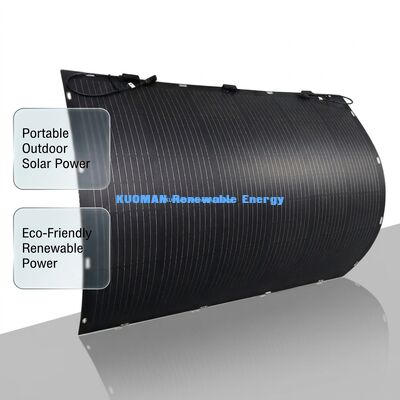 800W Flexible Solar Panel with IP68 Waterproof and 360 Degree Bendable for Roof RV Marine