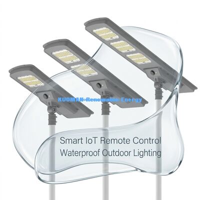 120W IP65 Waterproof Solar Street Light with Motion Sensor Option - 8-10 Year Lifespan