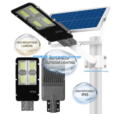 200W Solar Street Light with Pro MPPT and IP65 Waterproof for Outdoor Road and Garden Lighting