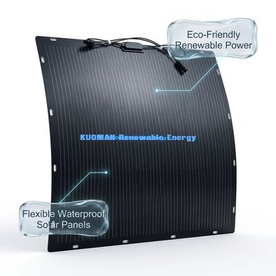 200W Bifacial Flexible Solar Panel - Polycrystalline Silicon Solar Panel for Renewable Clean Energy