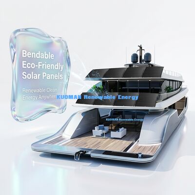 800W Flexible Solar Panel with IP68 Waterproof and 360 Degree Bendable for Roof RV Marine