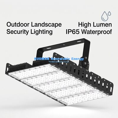IP65 Waterproof High Lumen Solar Flood Light with Remote Control for Industrial and Tunnel Lighting