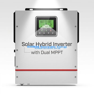 Off-Grid Solar Inverter with MPPT Solar Charger, Pure Sine Wave Output, and App Control for Home Backup