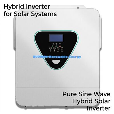 Reliable 11KW Hybrid Solar Inverter with Pure Sine Wave Output and Dual MPPT for Backup Power