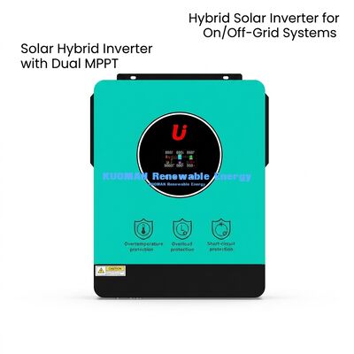 4200W/6200W Hybrid Inverter with Blackout Protection and Pure Sine Wave Output for Solar Systems