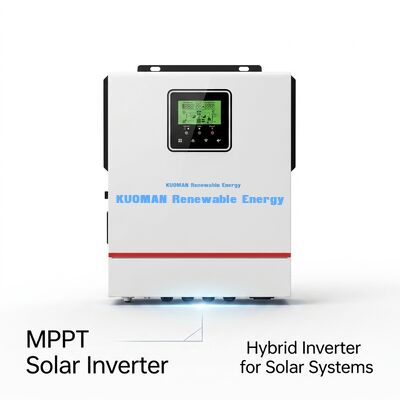 Off-Grid Solar Inverter with MPPT Solar Charger, Pure Sine Wave Output, and App Control for Home Backup
