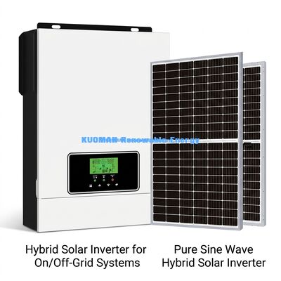 24V Off-Grid Power Inverter with 80A MPPT Solar Charger App Control and Pure Sine Wave Output for Home Solar Systems