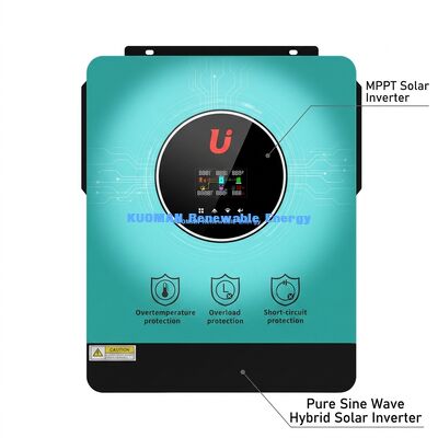 4200W/6200W Hybrid Inverter with Blackout Protection and Pure Sine Wave Output for Solar Systems