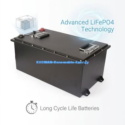 KM 72V -100Ah Customized Golf Cart LiFePO4 Battery with 8000 Cycles and 7360Wh Energy