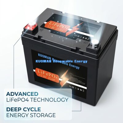 448Wh 12V 30Ah Lithium Battery Deep Cycle LiFePO4 Battery for Energy Storage