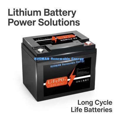 537.6Wh 12V 40Ah Lithium Battery Deep Cycle LiFePO4 Battery for Energy Storage and Golf Cart