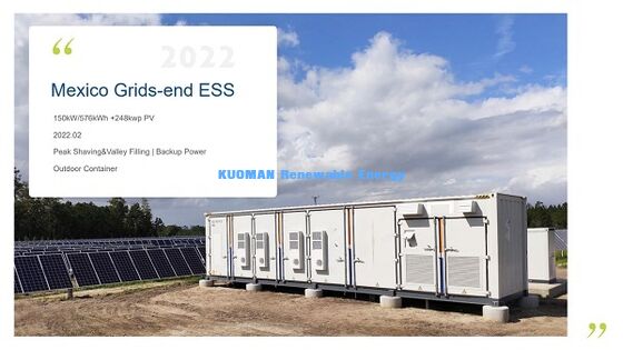 IP54 Rated Containerized Energy Storage System with 768V High-Voltage and 10,000-Cycle Long Life