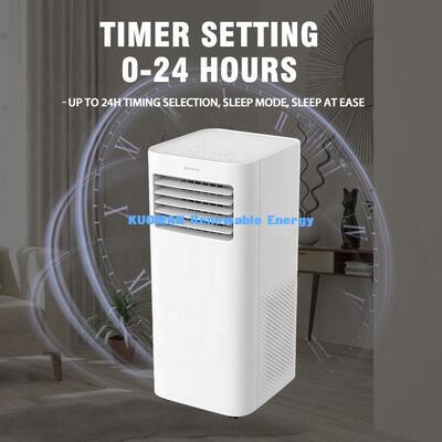 Mobile Air Conditioner 5000 BTU: Caster Wheels for Easy Moving 24HR Timer & 3 Speed Settings