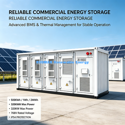 500kWh/1MWh/2MWh Container ESS | Long Cycle Lithium Energy Storage for Solar Projects
