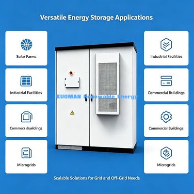Long Cycle Life 215kWh 768V Industrial ESS | Remote Controllable Energy Storage with EMS Platform