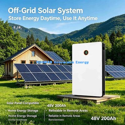 Powerwall 48V 200Ah LiFePO4 Wall Battery Residential Solar Storage Solution