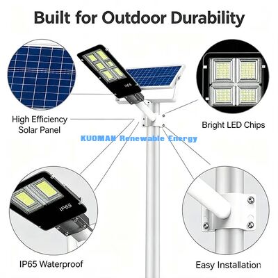 Monocrystalline Silicon Solar Panel Street Light High Photoelectric Conversion Rate