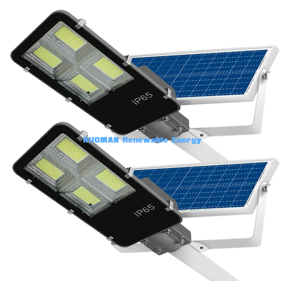 Remote Controlled Solar Street Light Intelligent Dimming Outdoor Road Lighting