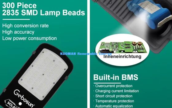 IP65 Waterproof Solar Street Light PIR Motion Sensor Auto On Off Outdoor Garden Light