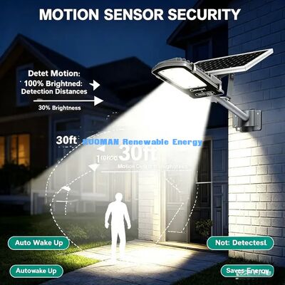 IP65 Waterproof Solar Street Light PIR Motion Sensor Auto On Off Outdoor Garden Light