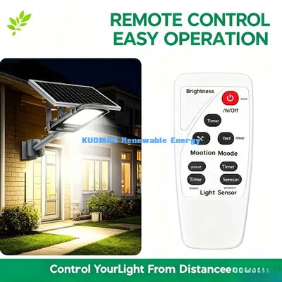 1600 Sq.Ft Wide Lighting Solar Street Light 30ft Human Detection Outdoor Light