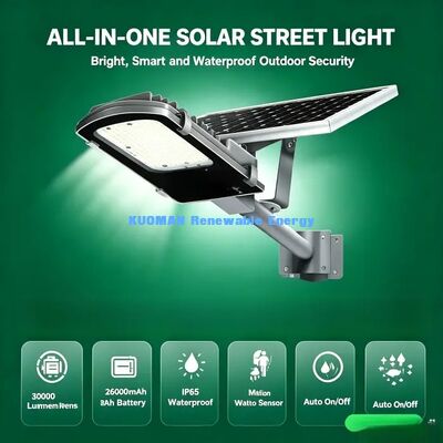 6000K Daylight Solar Street Light High Brightness Residential Driveway LED Light