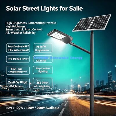 Anti-Oxidation Aluminum Solar Street Light Storm Resistant Outdoor Light