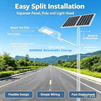 Anti-Oxidation Aluminum Solar Street Light Storm Resistant Outdoor Light