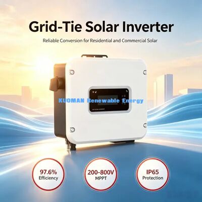 AFCI Protection Grid Tie Solar Inverter DC Reverse Polarity Protection PV Inverter