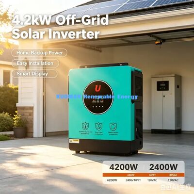 4.2kW Hybrid Off Grid Solar Inverter 24V Pure Sine Wave MPPT Charger Grid-Tie Ready